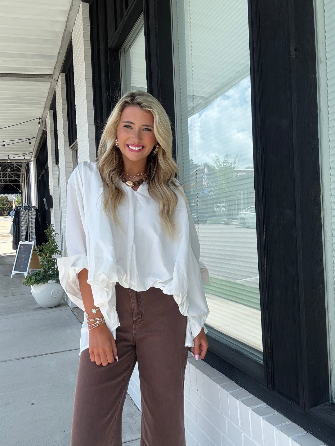 Drop-Tail Blouse – Gibson Girl Boutique